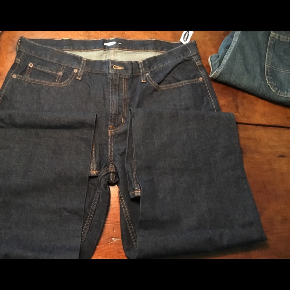 Old Navy dark jeans 38x34